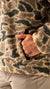 Burlebo Sherpa Quarter Zip Rocky Mountain Camo