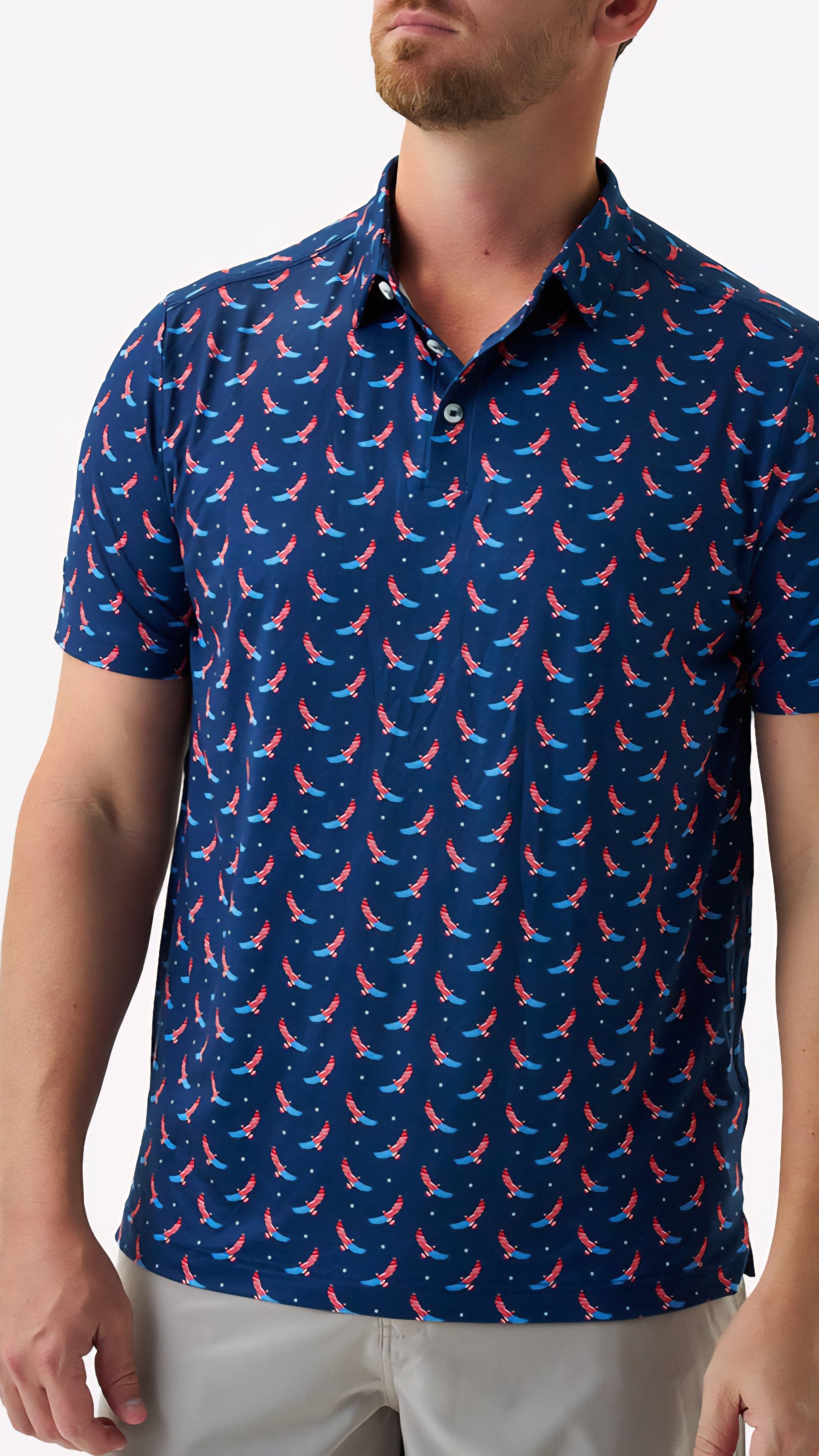 Burlebo Performance Polo - USA Eagle