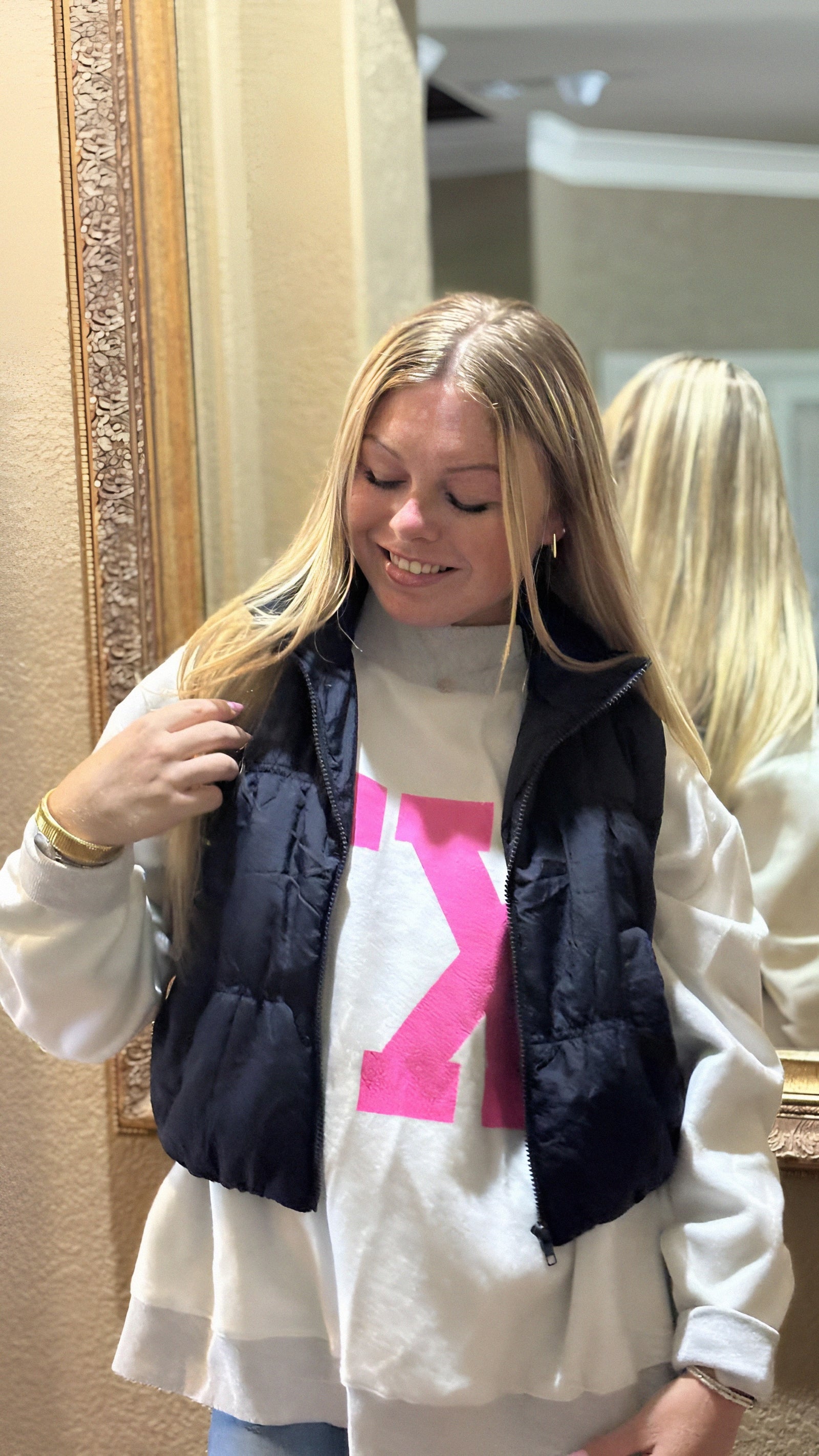 Cropped Puffer Vest in 3 Colors