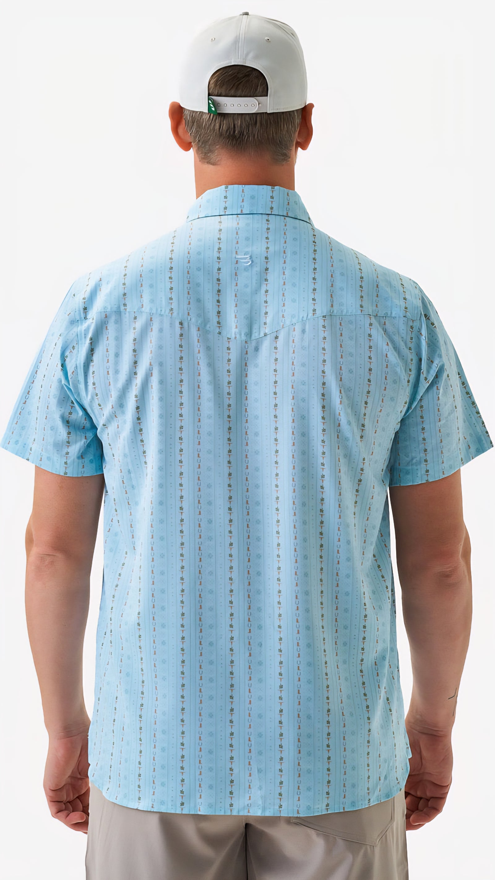 Burlebo Performance Western Shirt Ranch Blue Jean