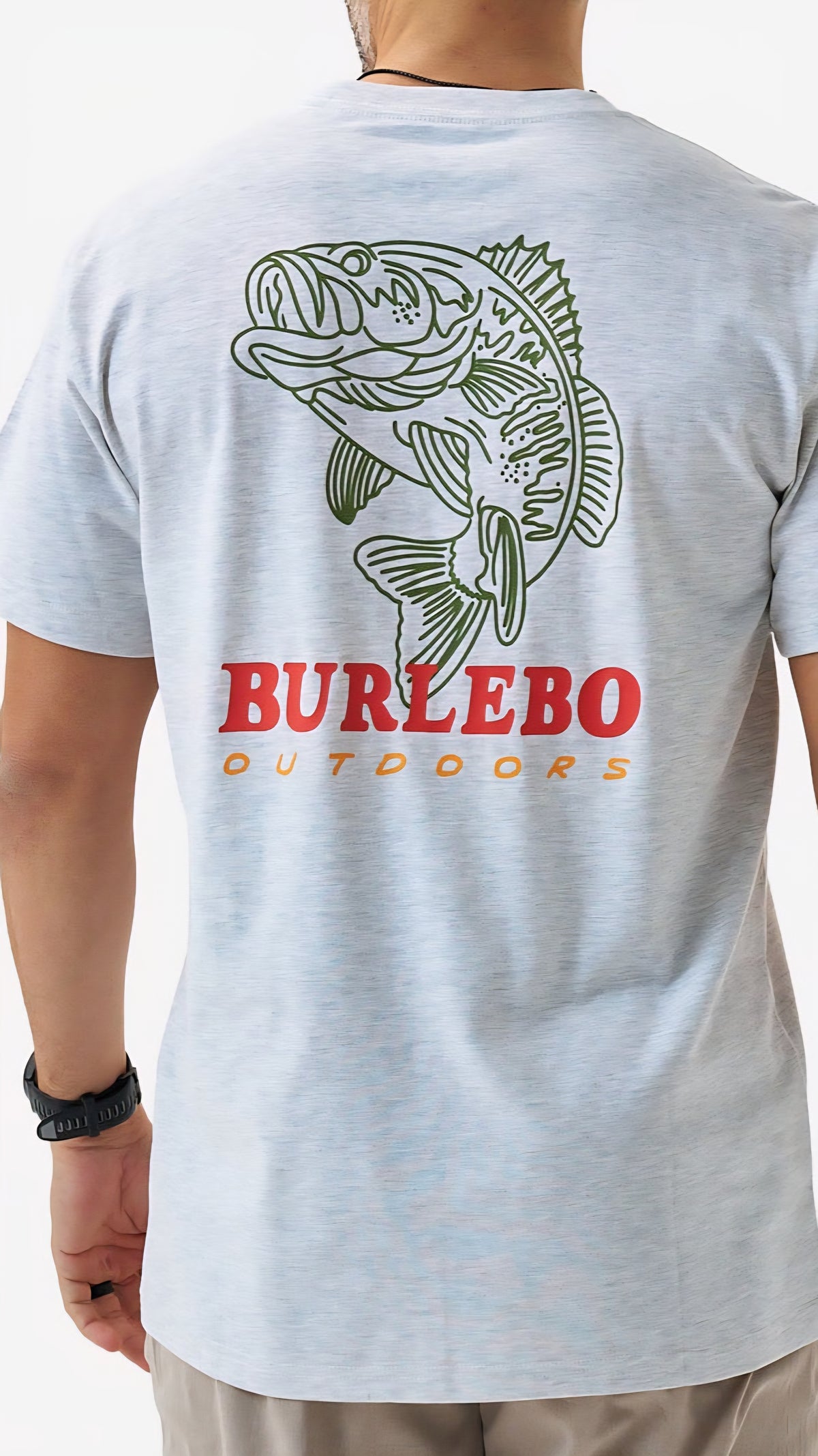 Burlebo Adult Short Sleeve Tee Fish Wild