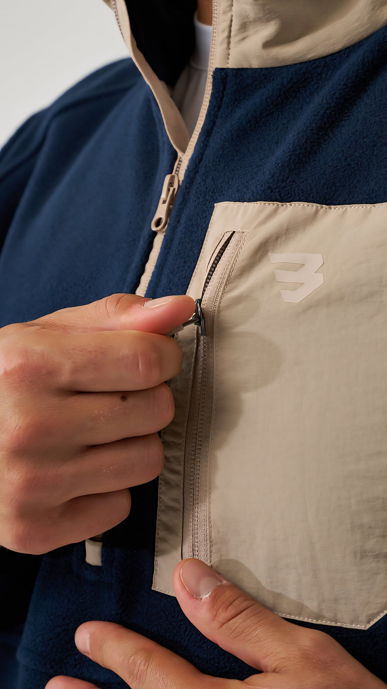 Burlebo Micro Fleece Jacket Dark Blue