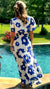 Short Sleeve Floral Tiered Maxi Dress in 3 Colors