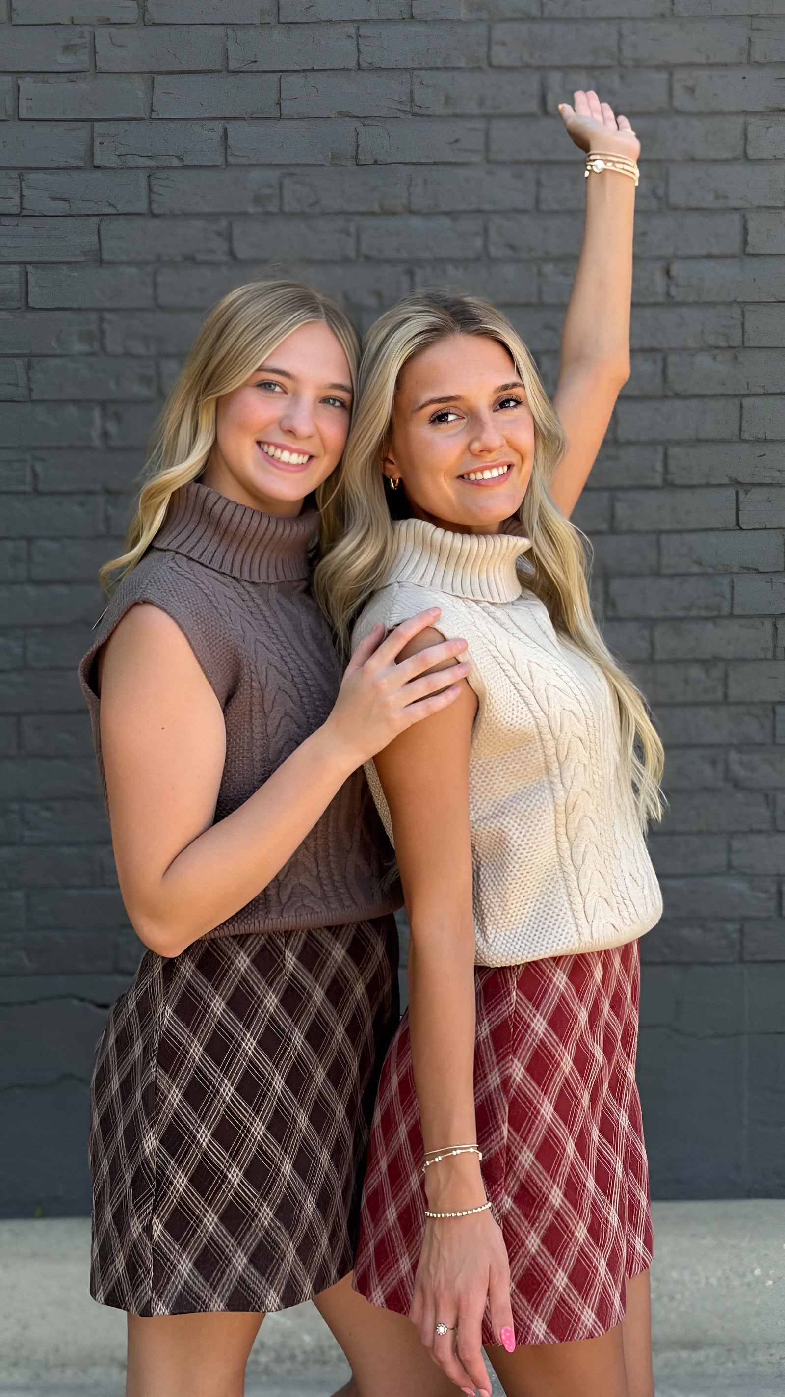 Autumn Plaid Mini Skirt in 2 Colors