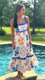 Sleeveless Maxi Dress with Scallop Trim in 2 Colors