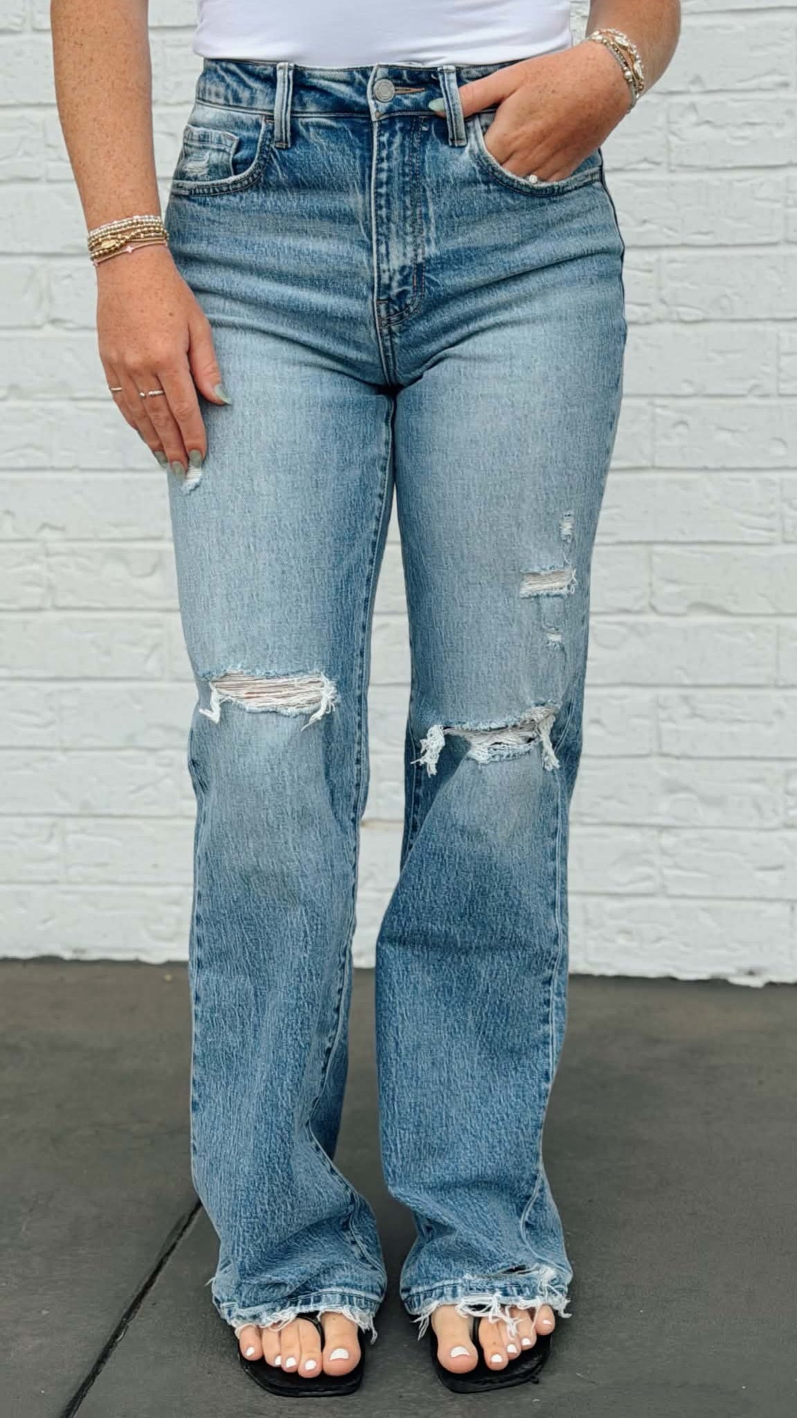 Vervet Super High Rise Vintage Flare T7457