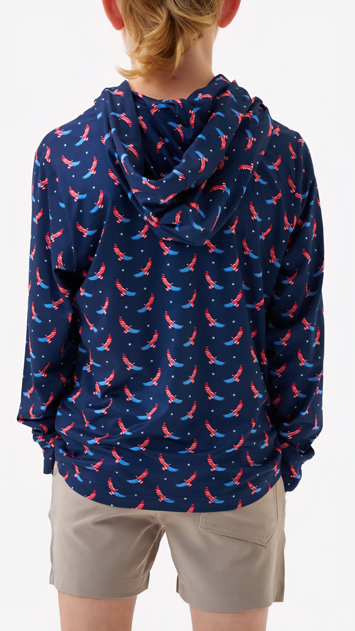 Burlebo Youth Performance Hoodie USA Eagle