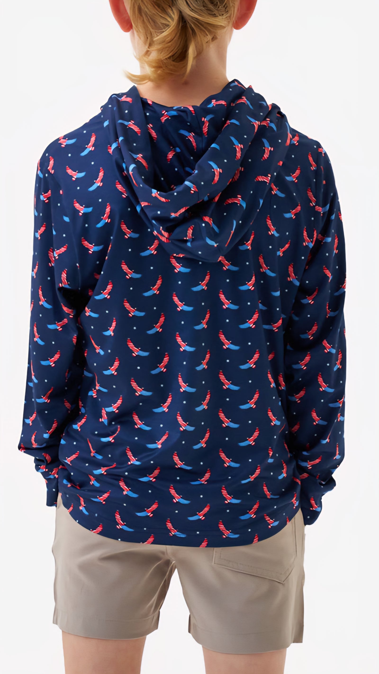 Burlebo Youth Performance Hoodie USA Eagle