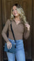 Long Sleeve Ribbed BodySuit in 3 Colors