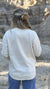 Christmas Embroidered Trees Fleece Top