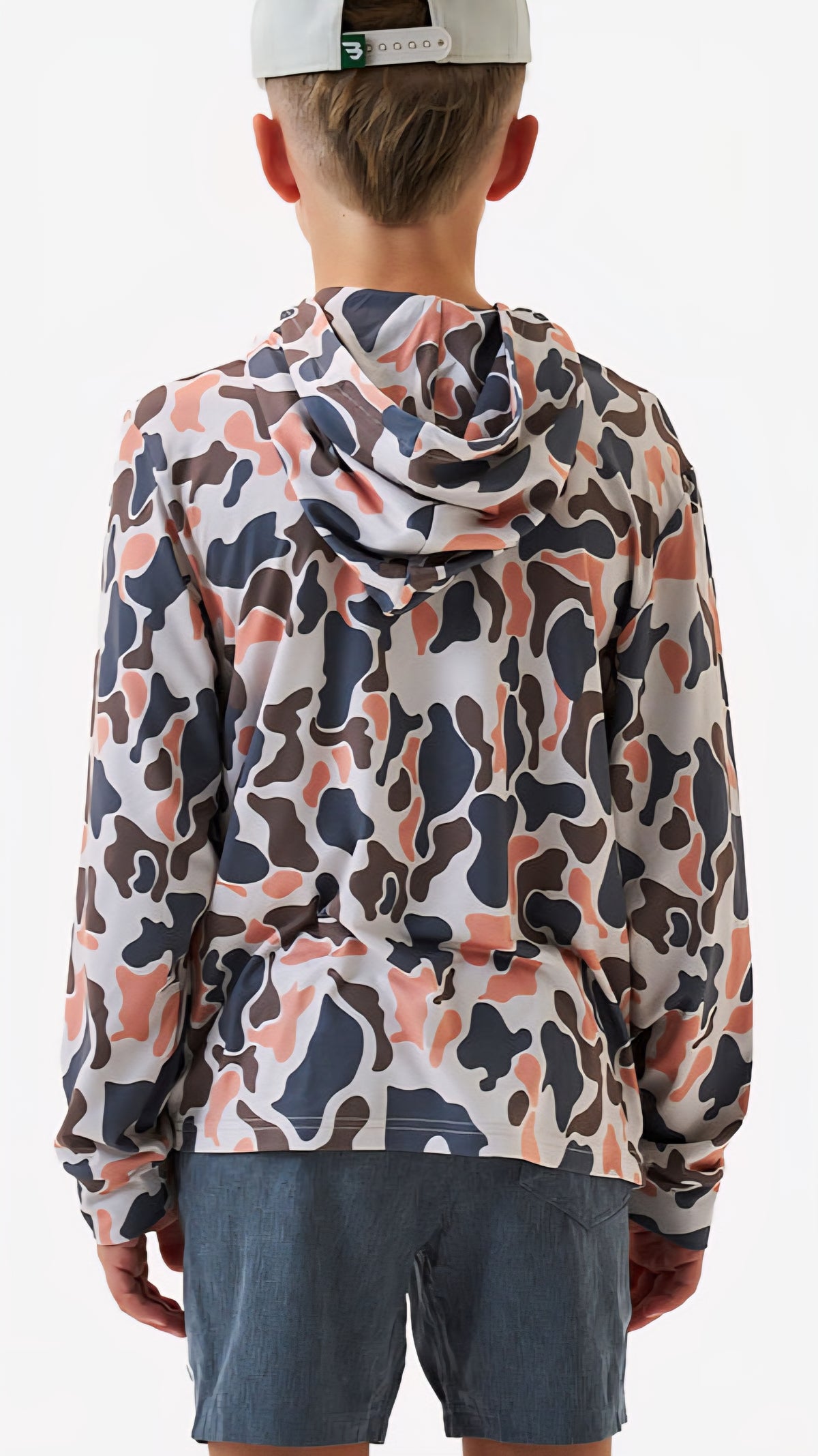 Burlebo Youth Performance Hoodie Vintage Camo