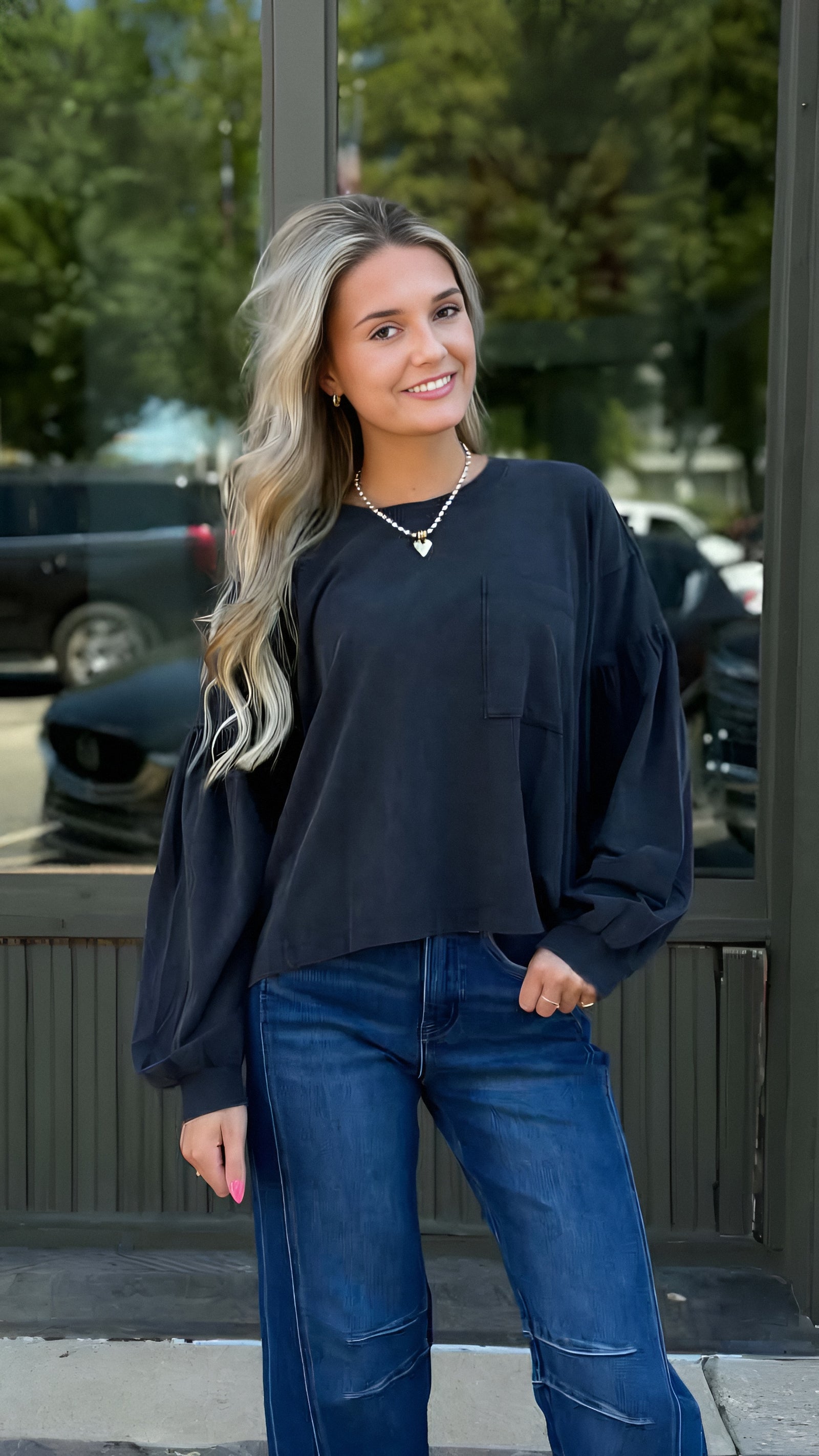 Puff Long Sleeve Top Available in 3 Colors