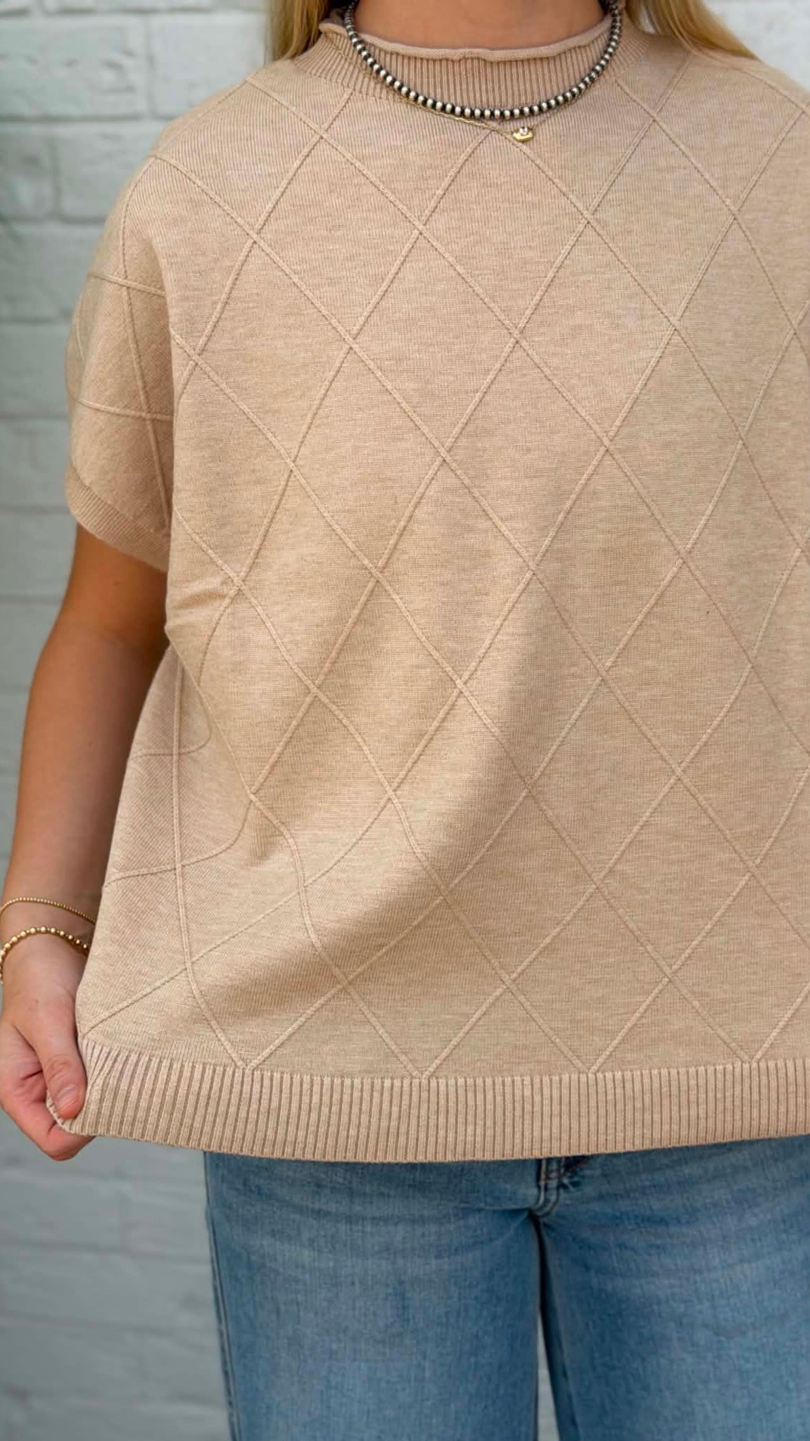 Harvest Haven Mock Neck Sweater Vest in 3 Colors