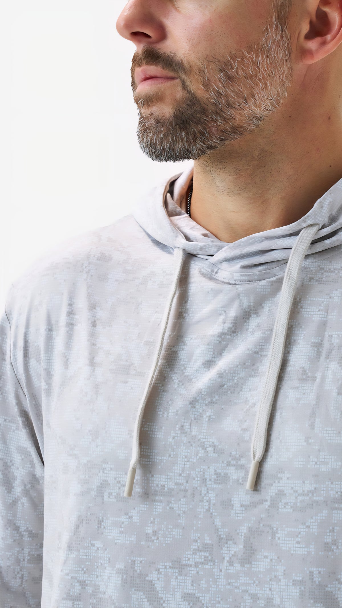 Burlebo Performance Hoodie - Digi Camo Ivory