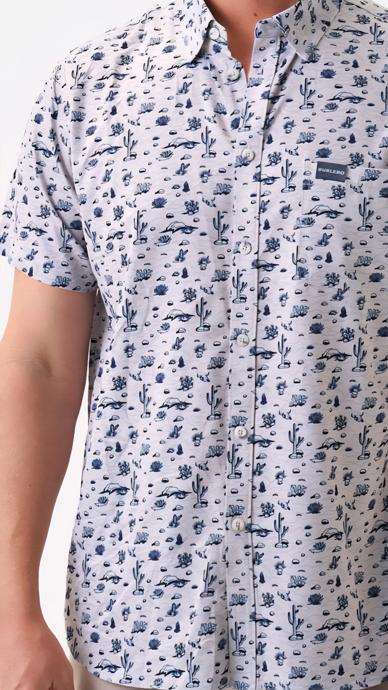 Burlebo Performance Button Up Out West