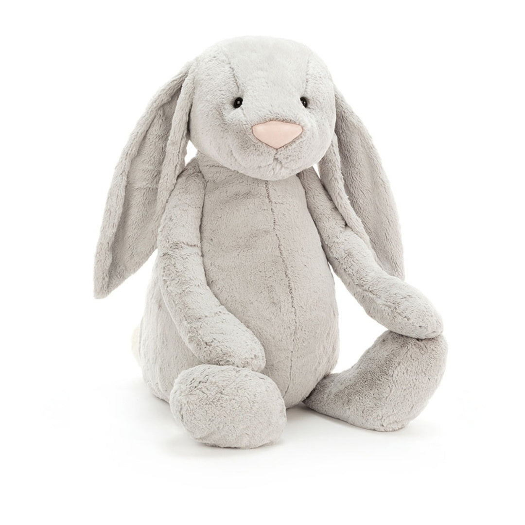 JellyCat Giant Bashful Grey Bunny