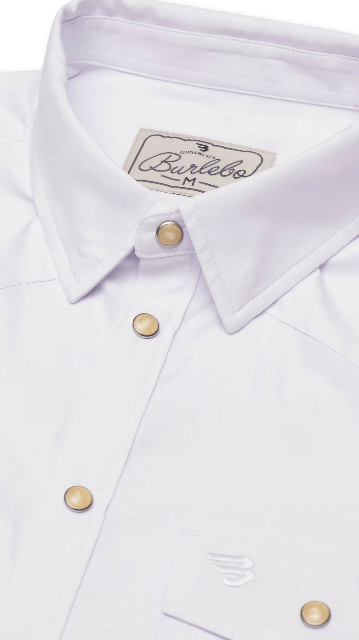 Burlebo Performance Western Shirt - White