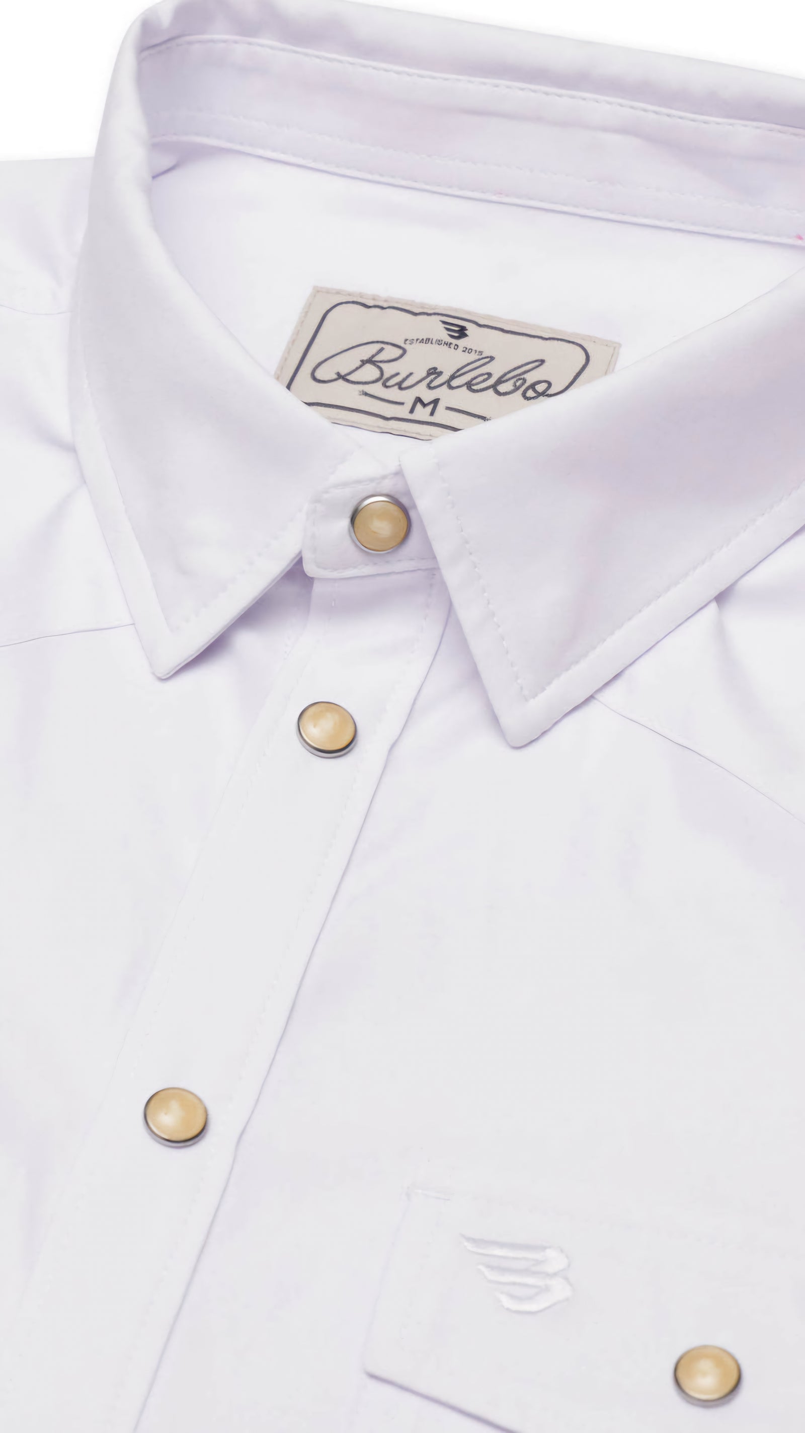 Burlebo Performance Western Shirt - White