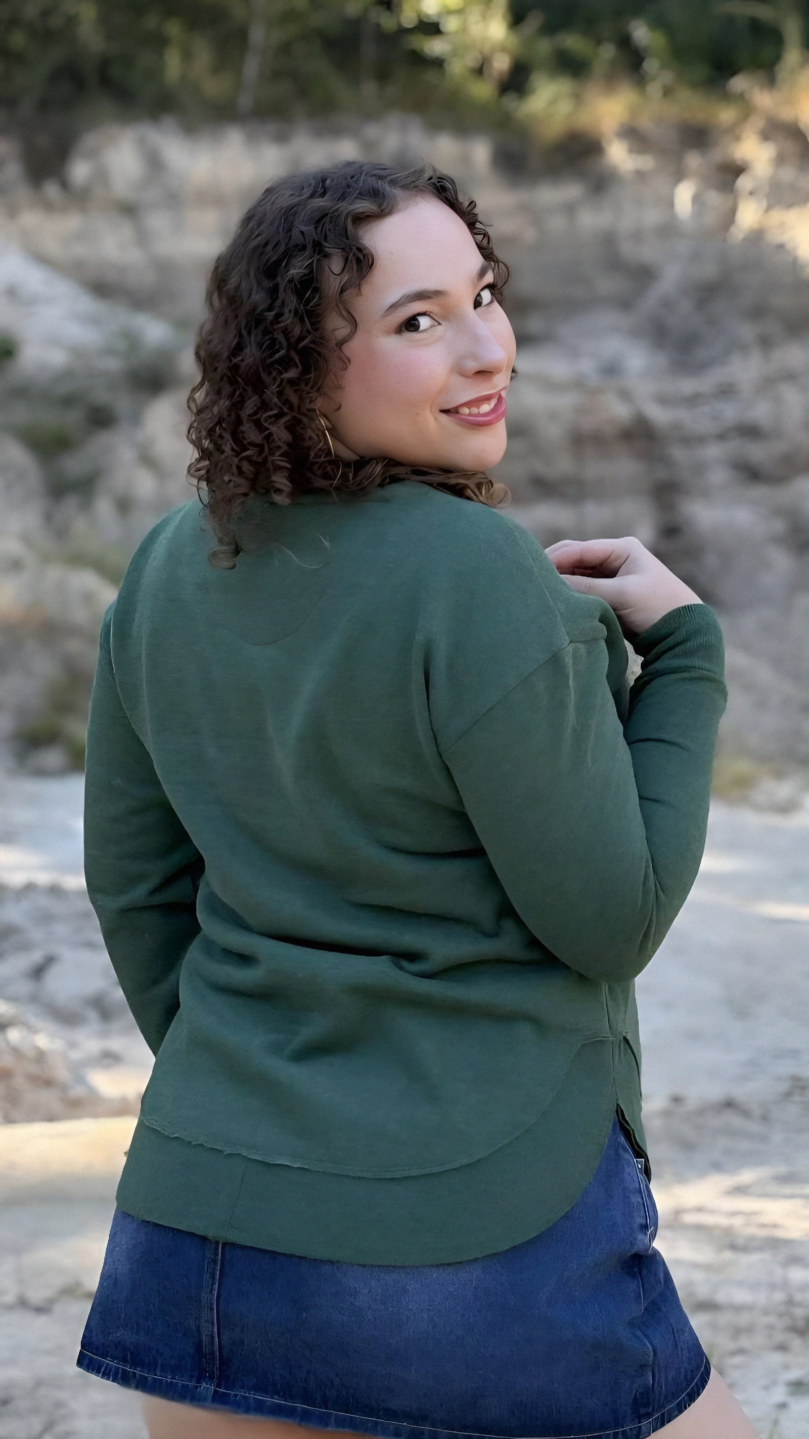 Christmas Spruce Patter Merry Christmas Fleece Top