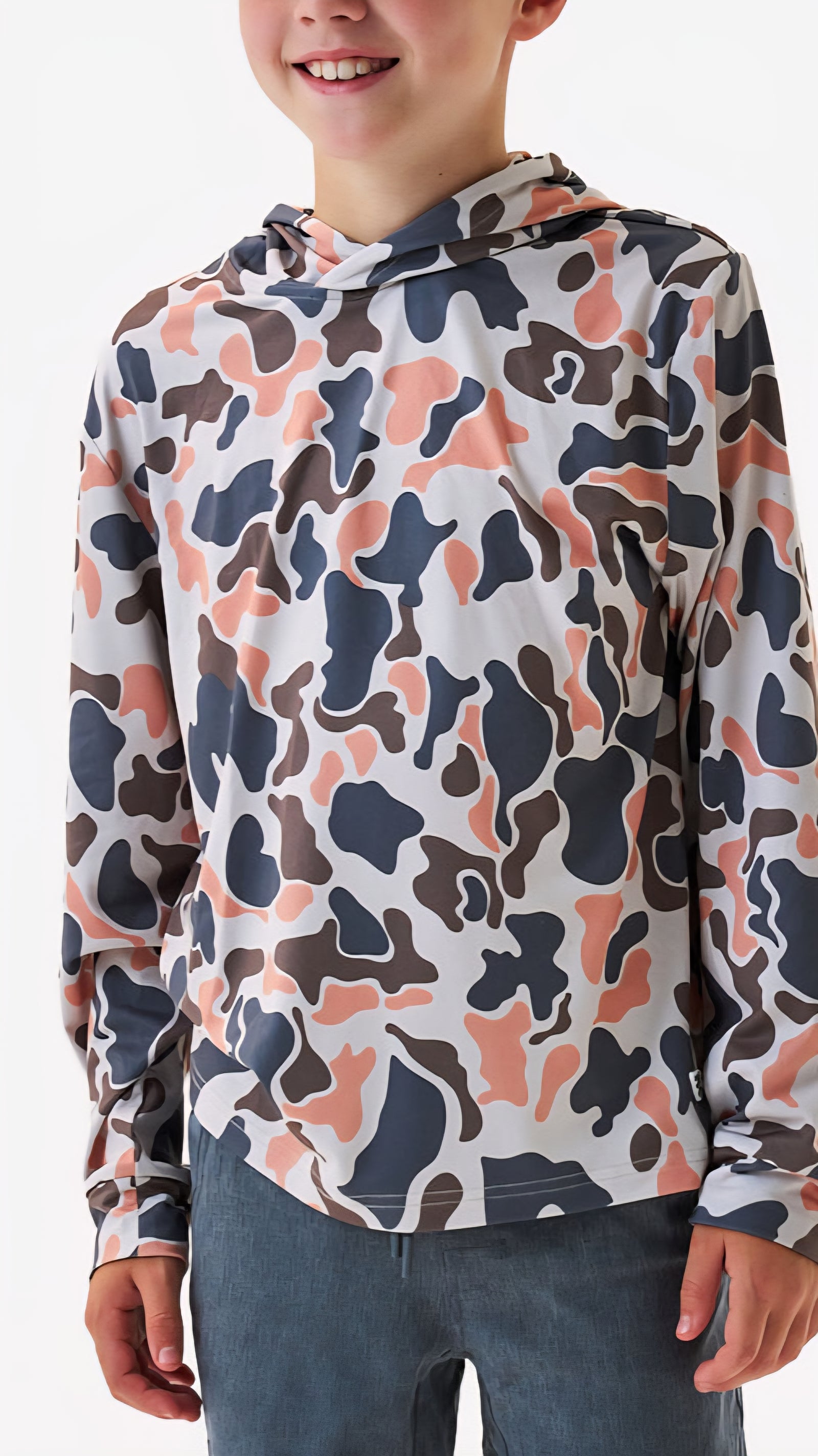Burlebo Youth Performance Hoodie Vintage Camo