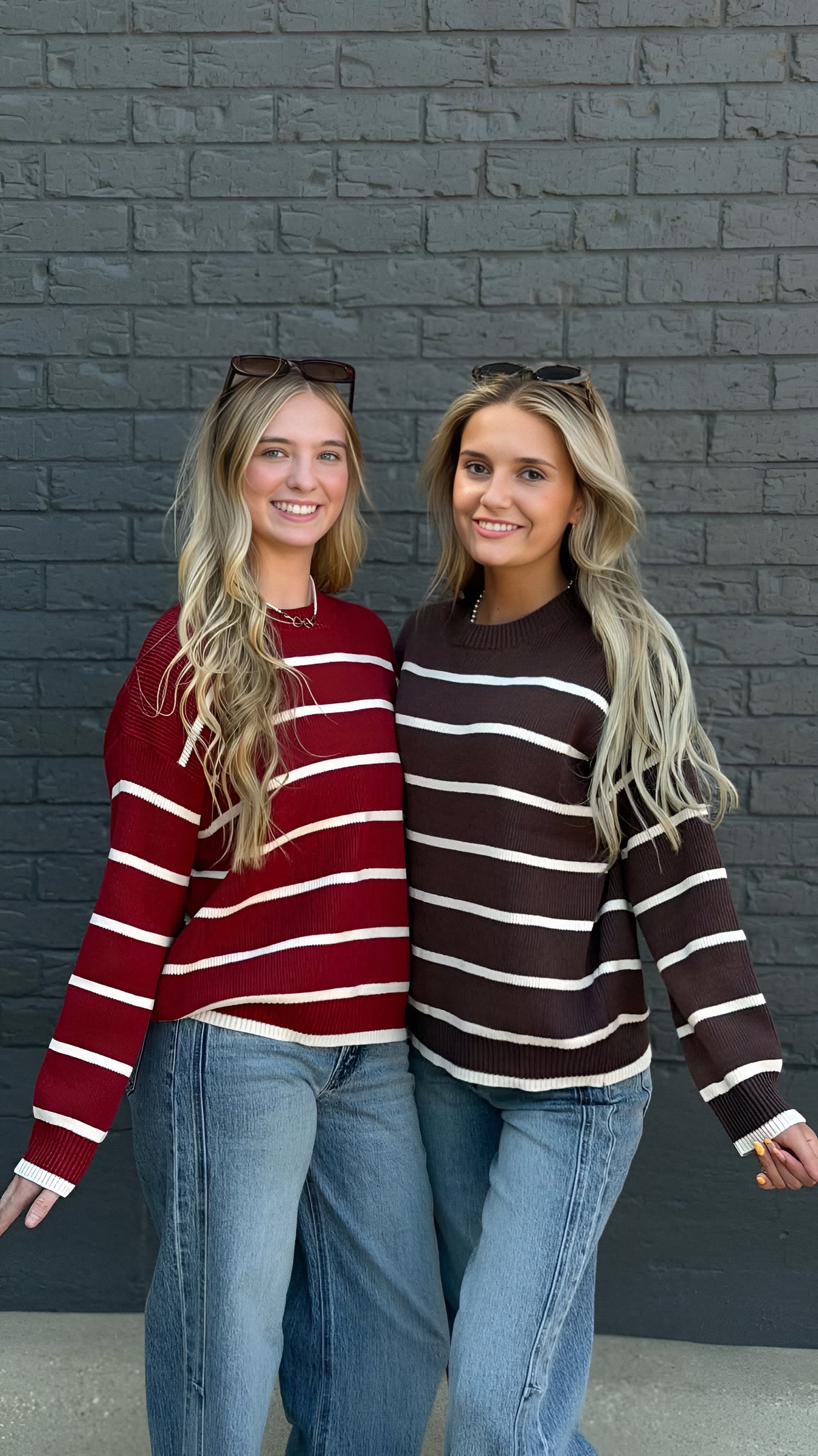 Classic Comfort Striped Sweater in 3 Colors