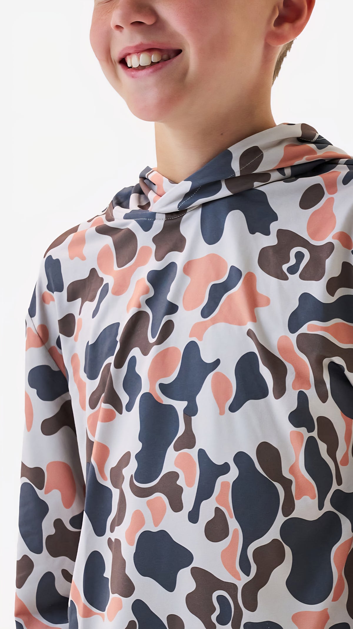 Burlebo Youth Performance Hoodie Vintage Camo