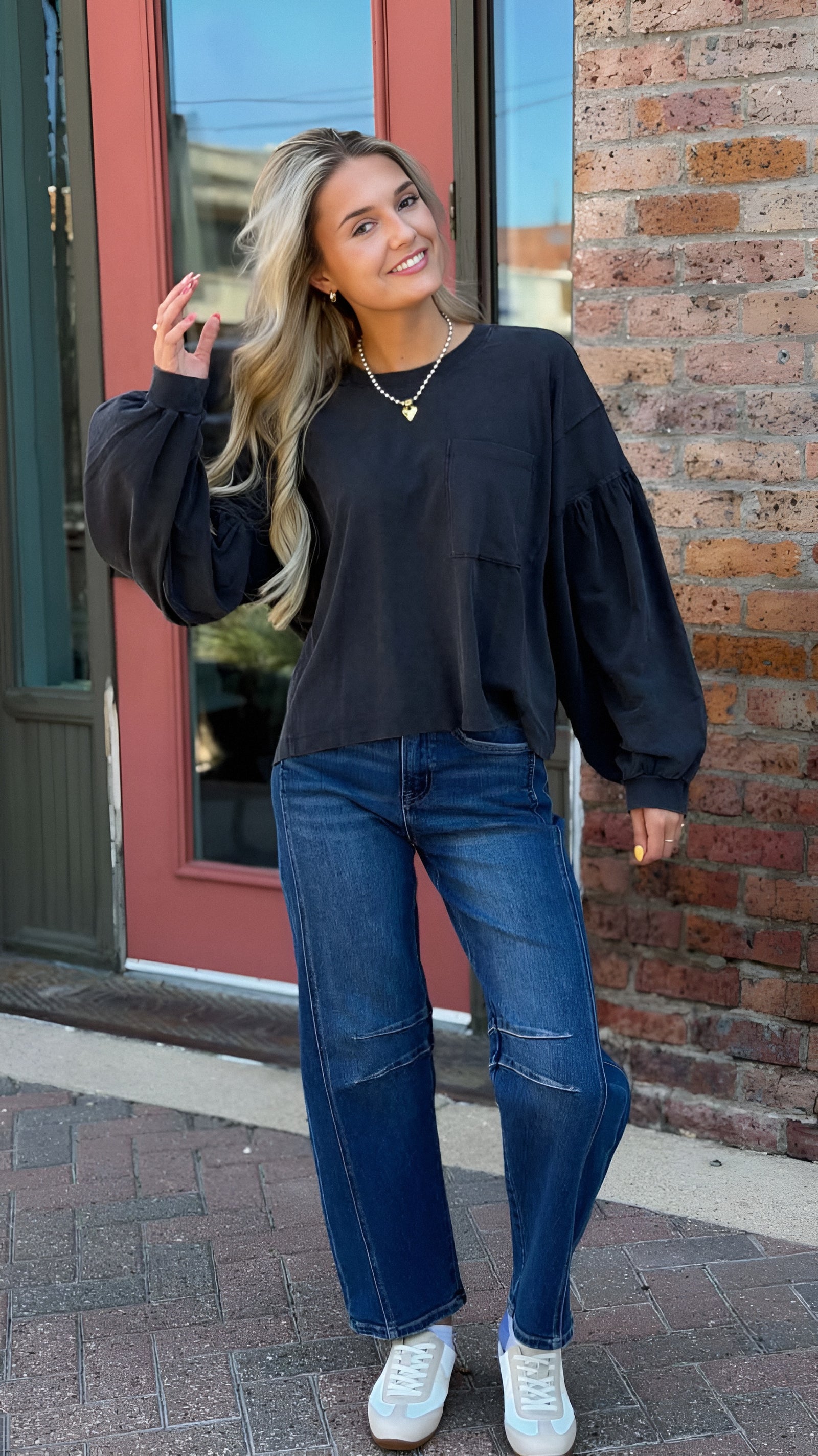 Puff Long Sleeve Top Available in 3 Colors