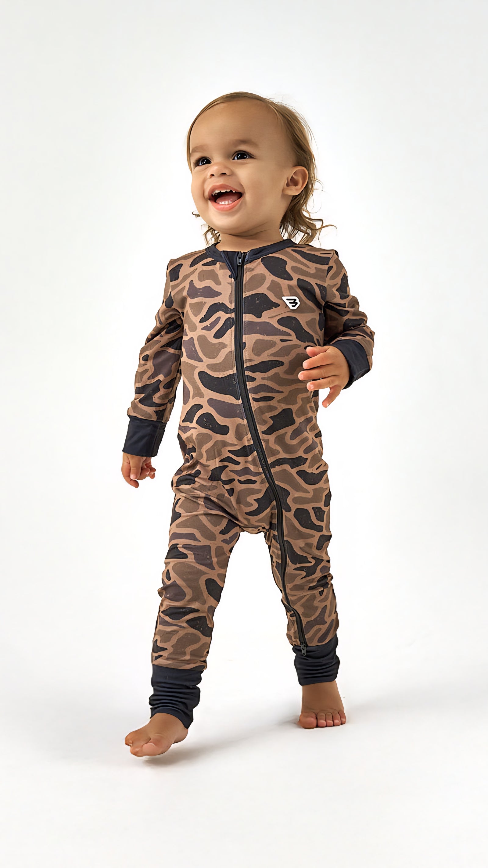 Burlebo Baby Zip Up - Gauge Camo