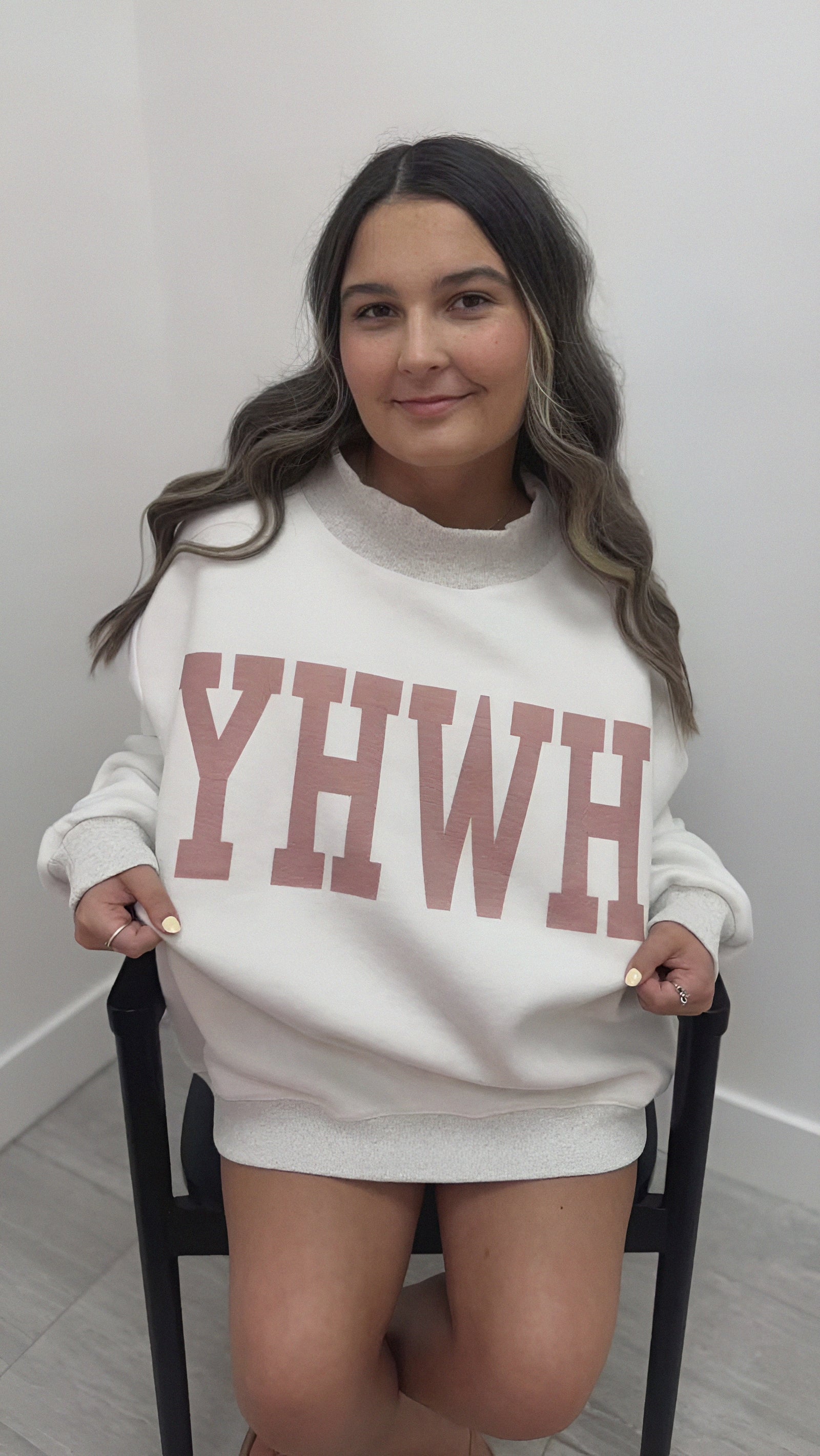 Mock Neck Reversible Sweatshirt YESHUA/YHWH