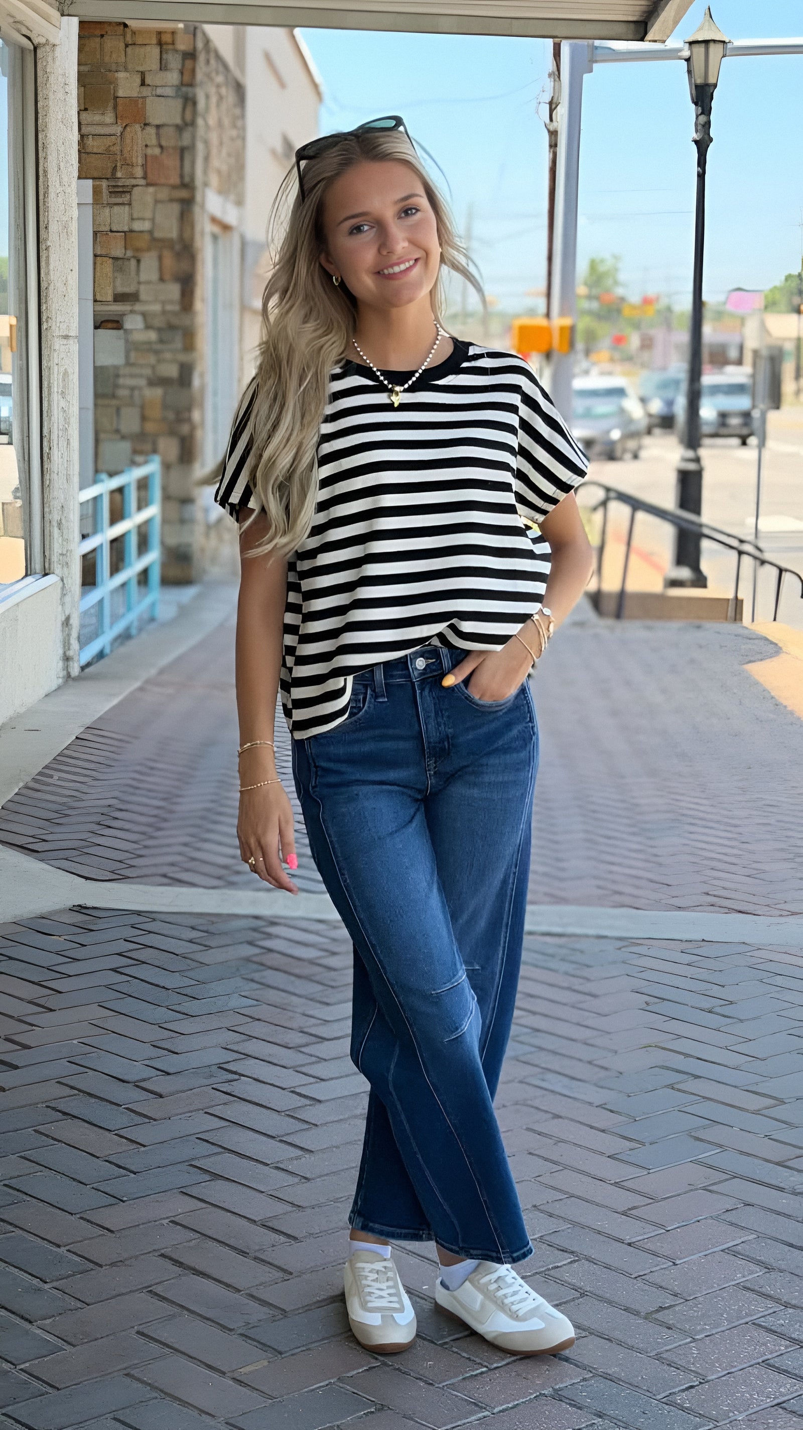 Everyday Comfort Striped Knit Top in 4 Colors