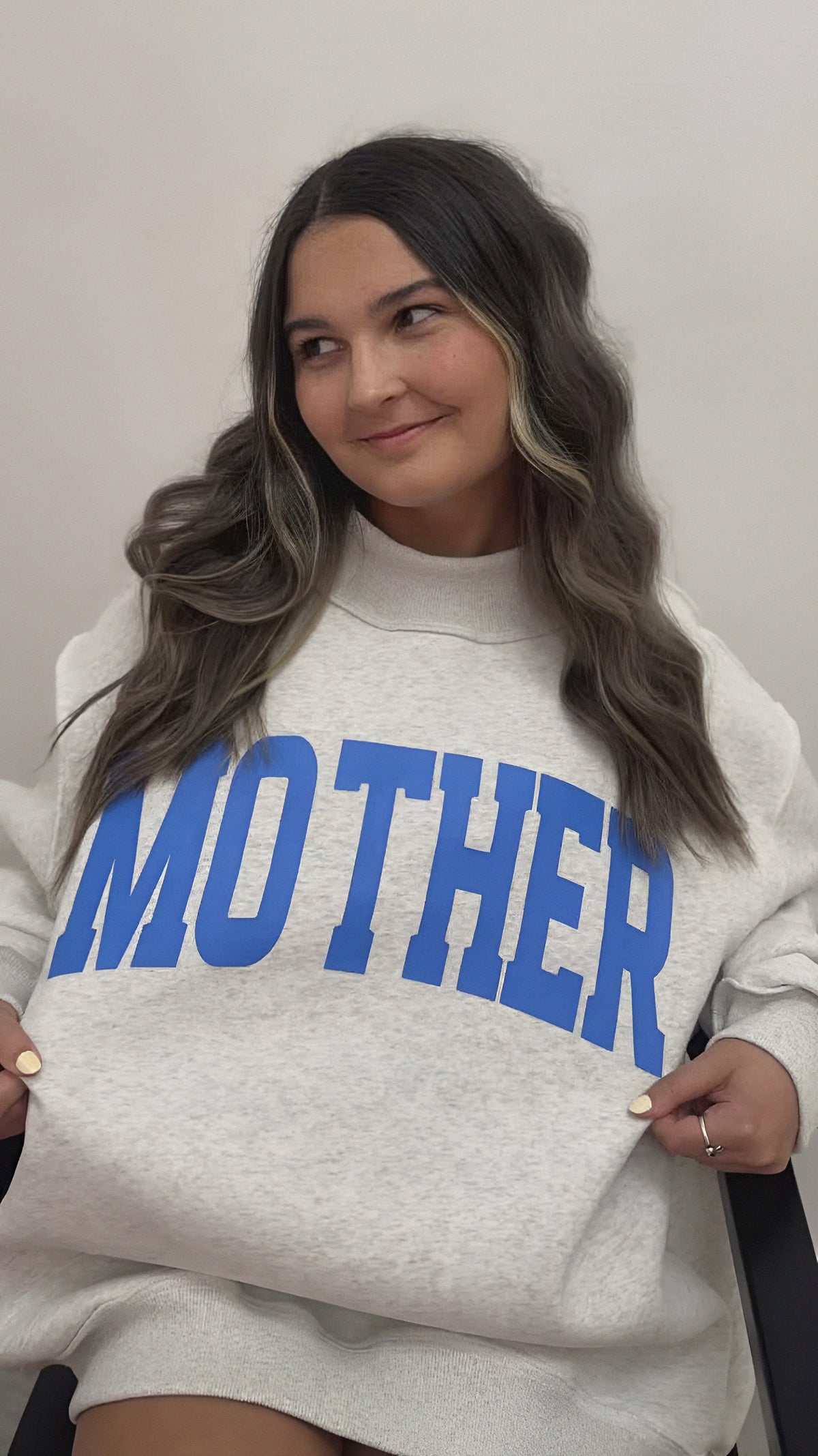 Mock Neck Reversible Sweatshirt MOTHER/COOL MOM