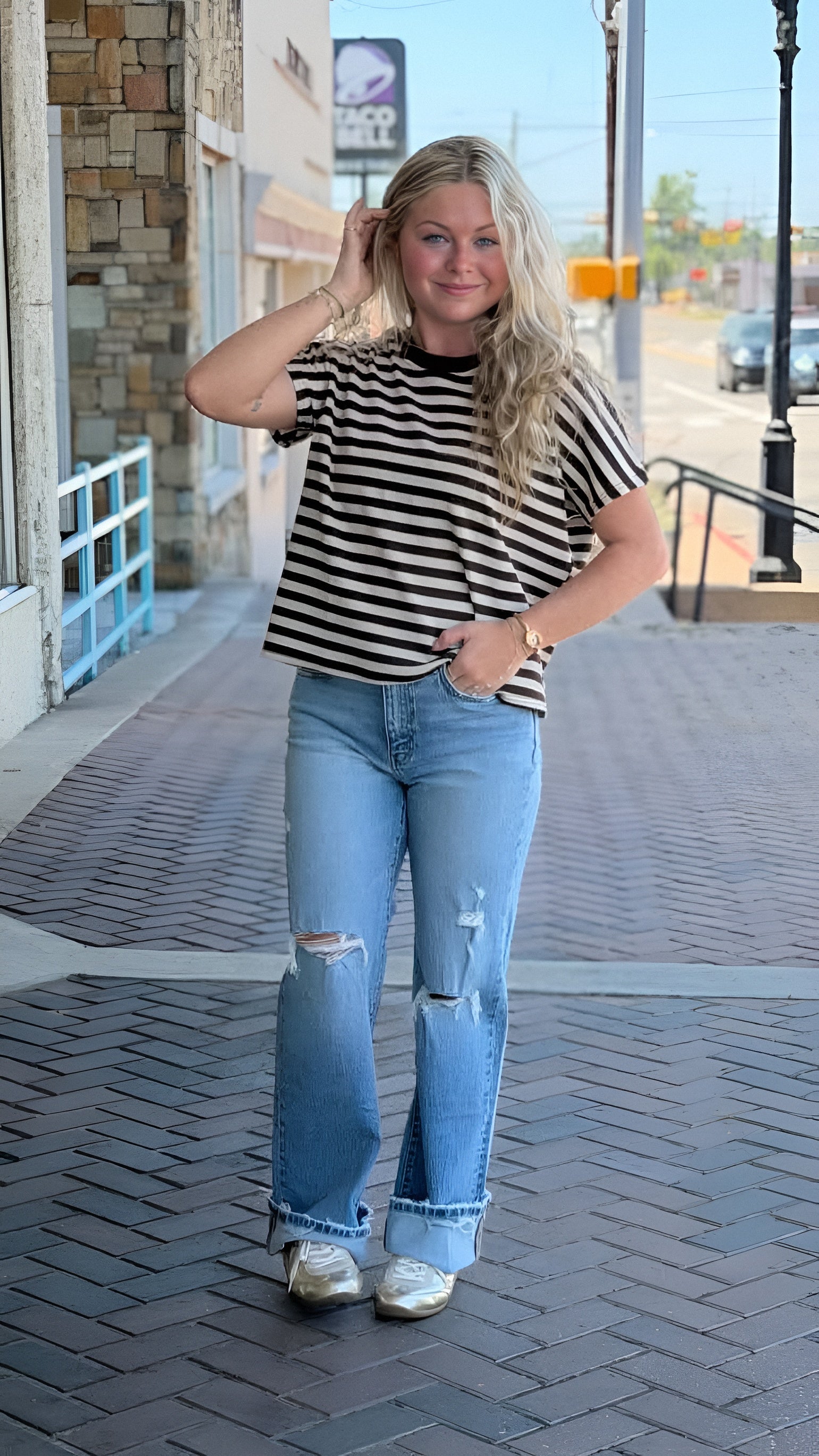 Everyday Comfort Striped Knit Top in 4 Colors