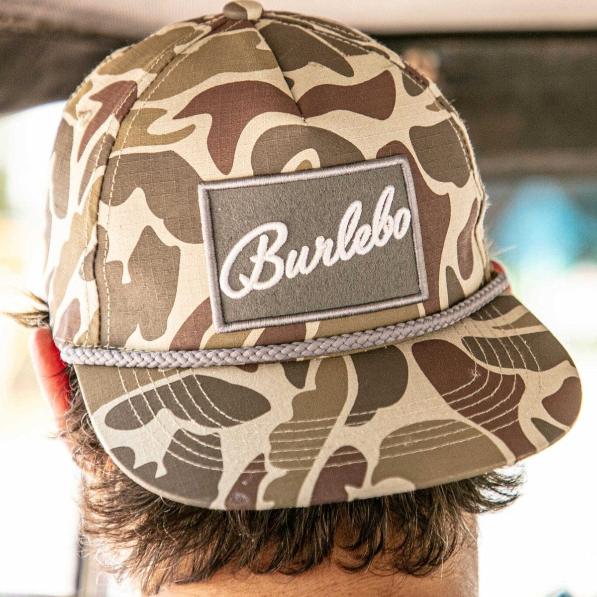 Burlebo Cap Camo Grey Patch