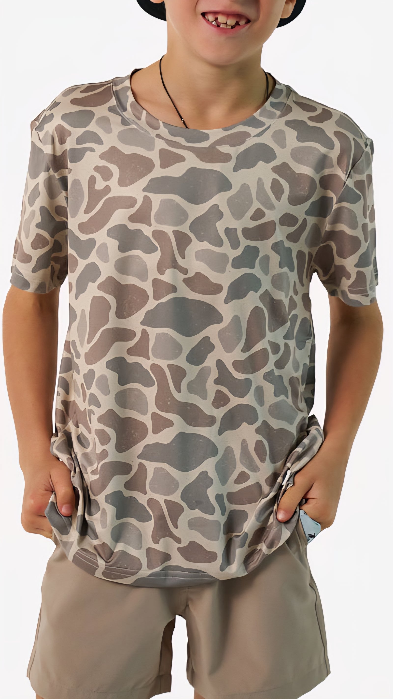 Burlebo Youth Go To Tee Classic Deer Camo