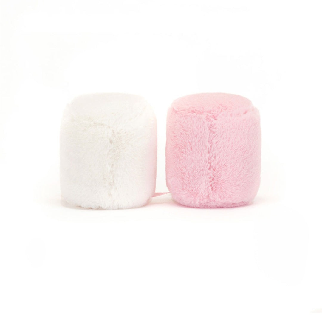JellyCat Amuseables Pink and White Marshmellows
