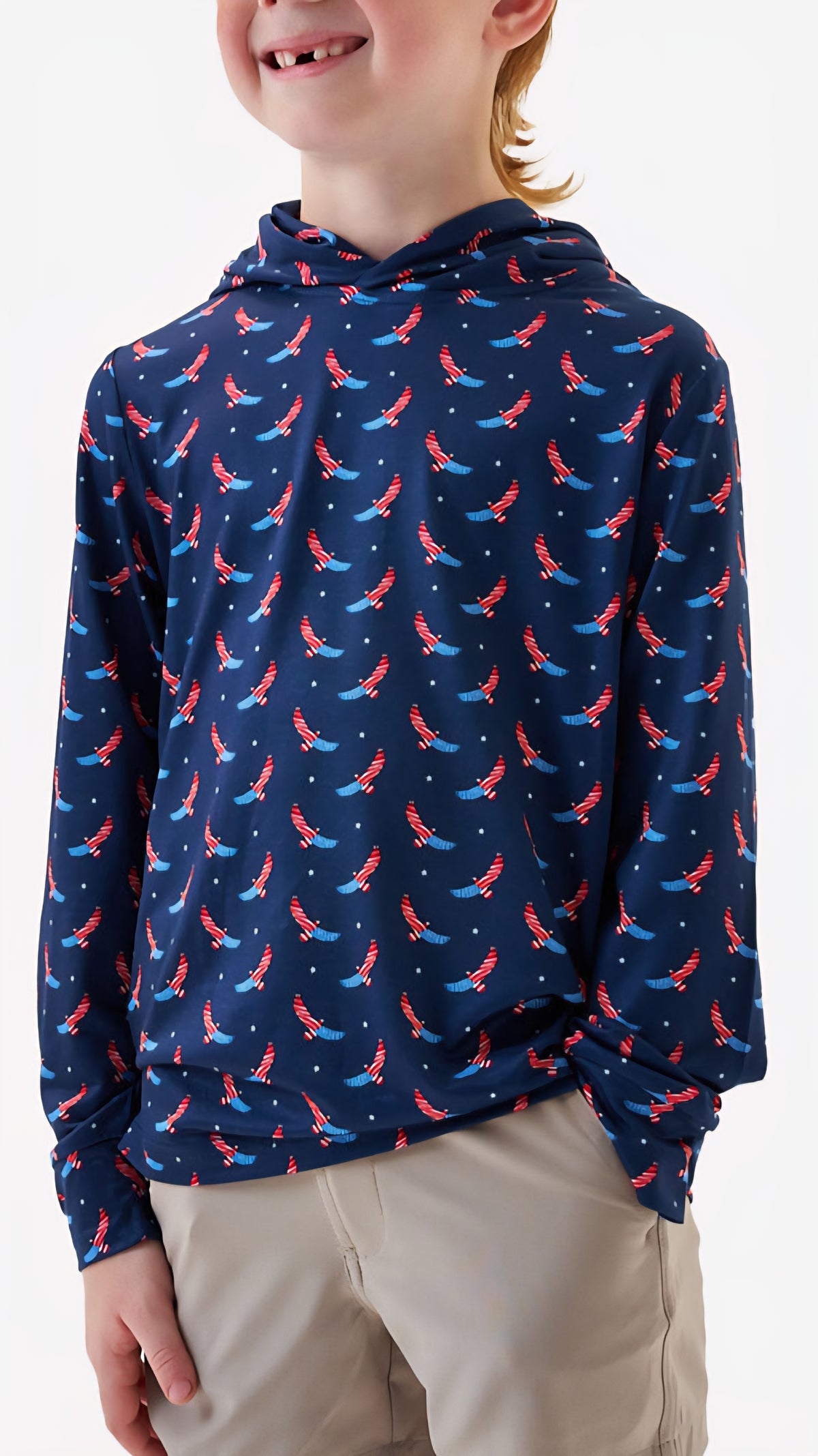 Burlebo Youth Performance Hoodie USA Eagle