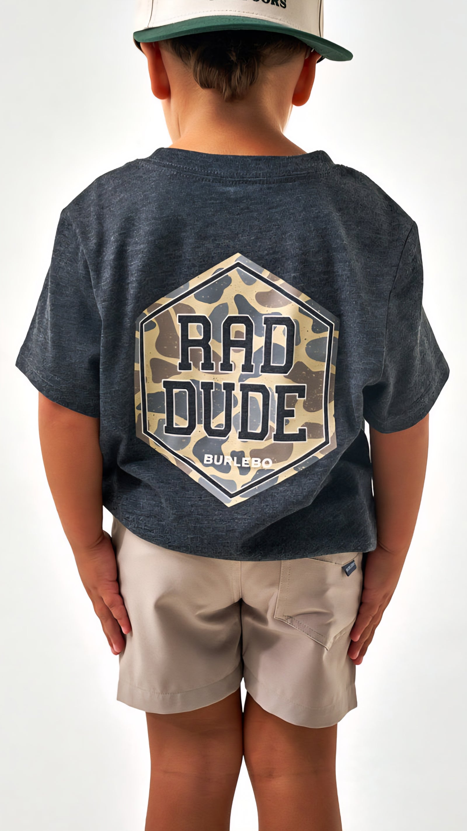 Burlebo Youth Tee RAD DUDE Deer Camo HB