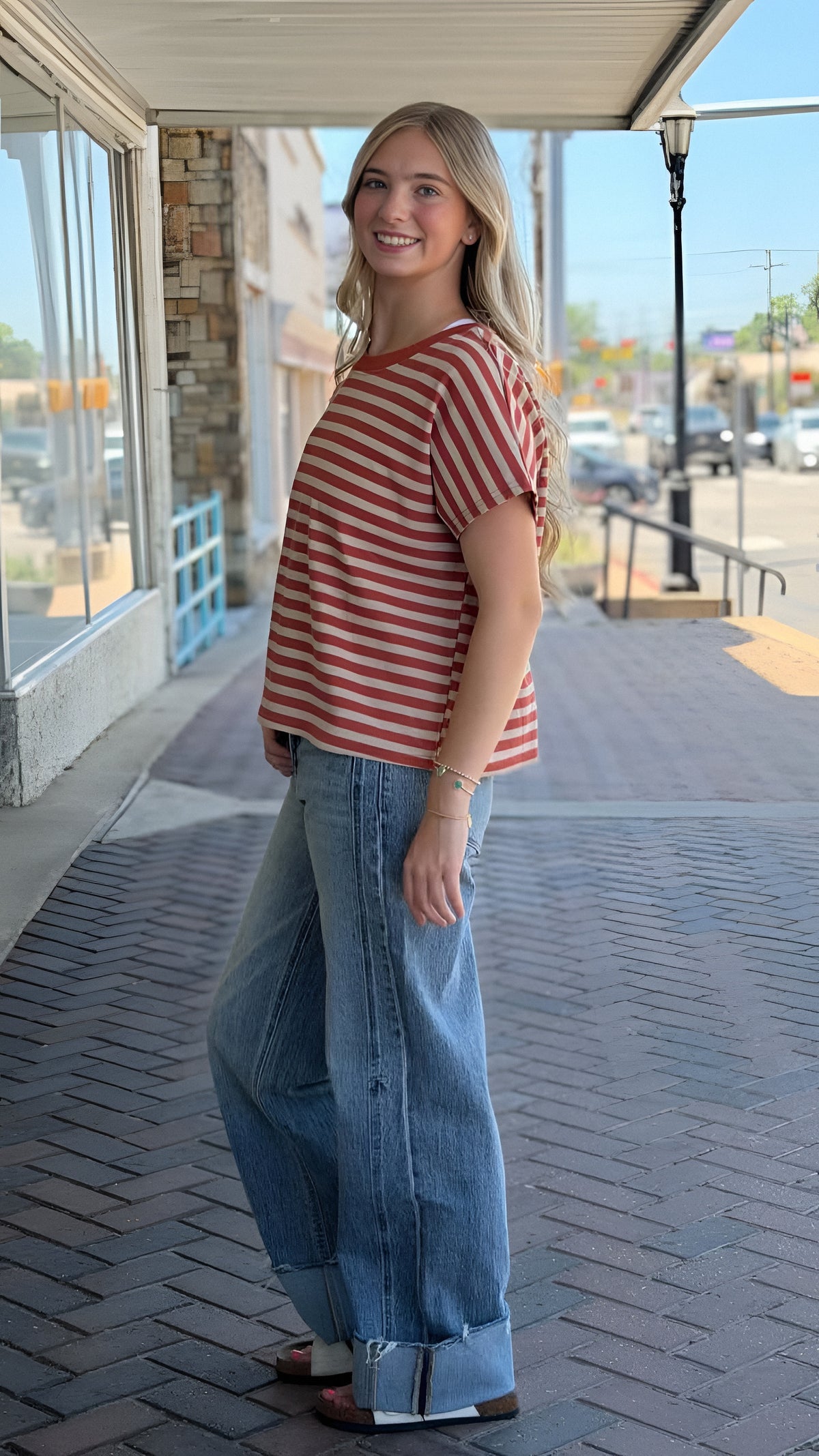 Everyday Comfort Striped Knit Top in 4 Colors