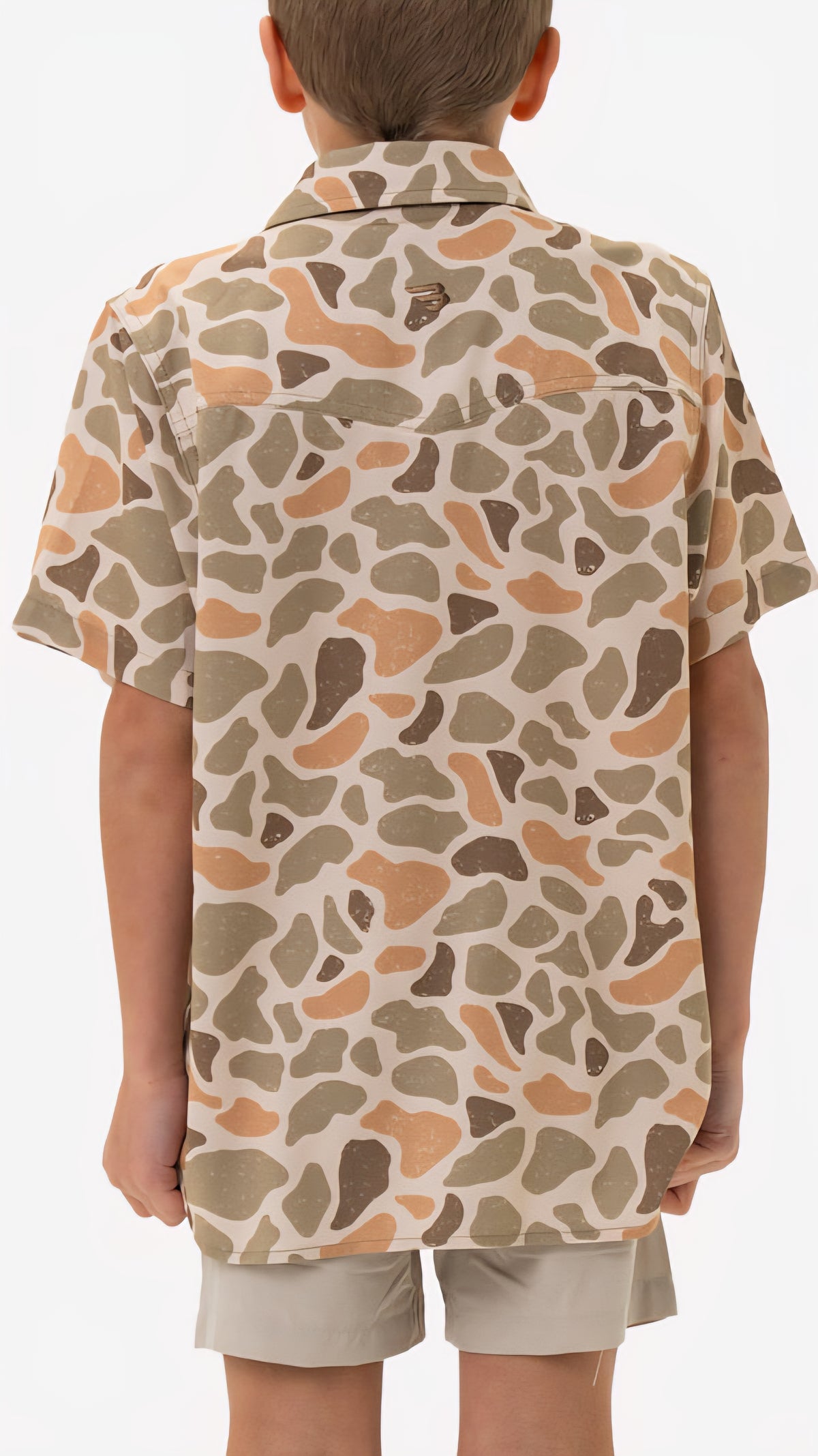 Burlebo Youth Performance Western Shirt Venado Camo