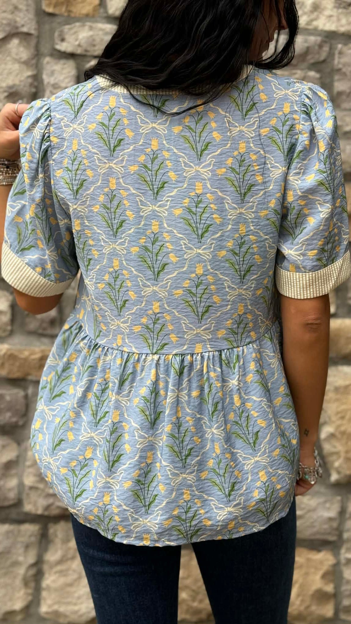 Bloom & Go Woven Floral Top in 2 Colors