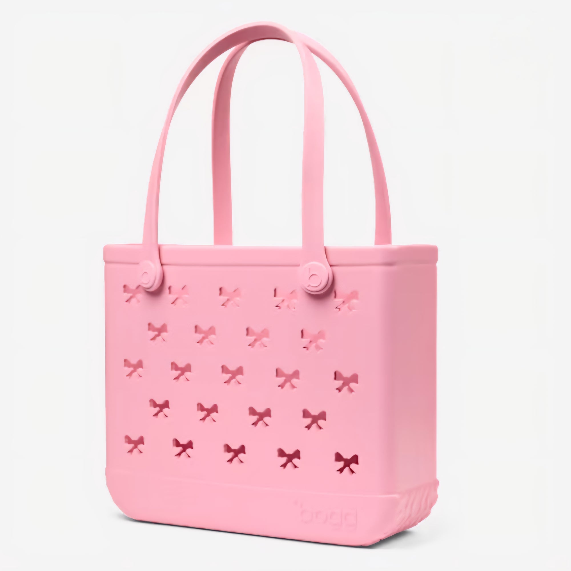 Bogg Bag Bubblegum Pink Bows in Baby (Medium)