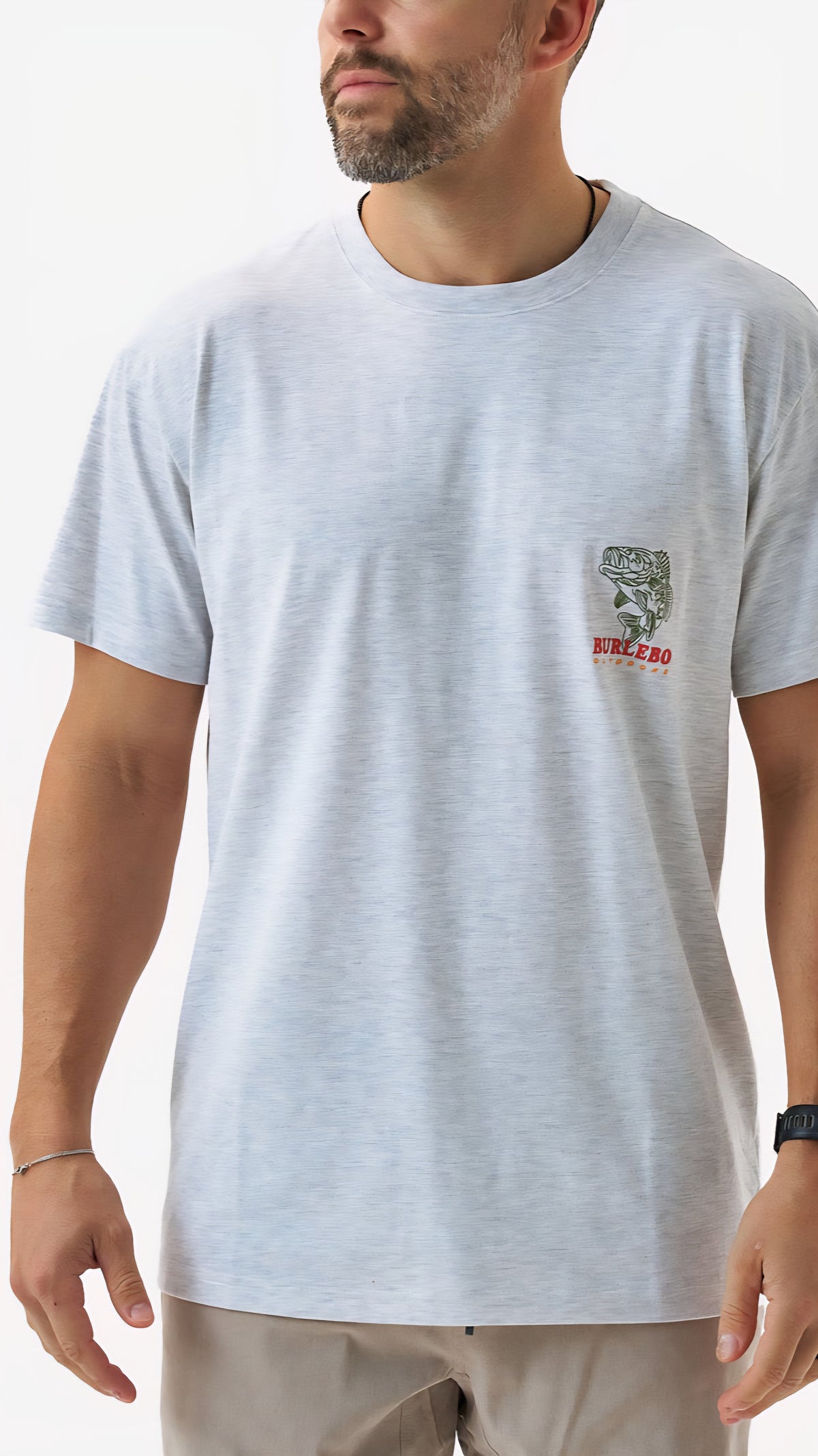 Burlebo Adult Short Sleeve Tee Fish Wild