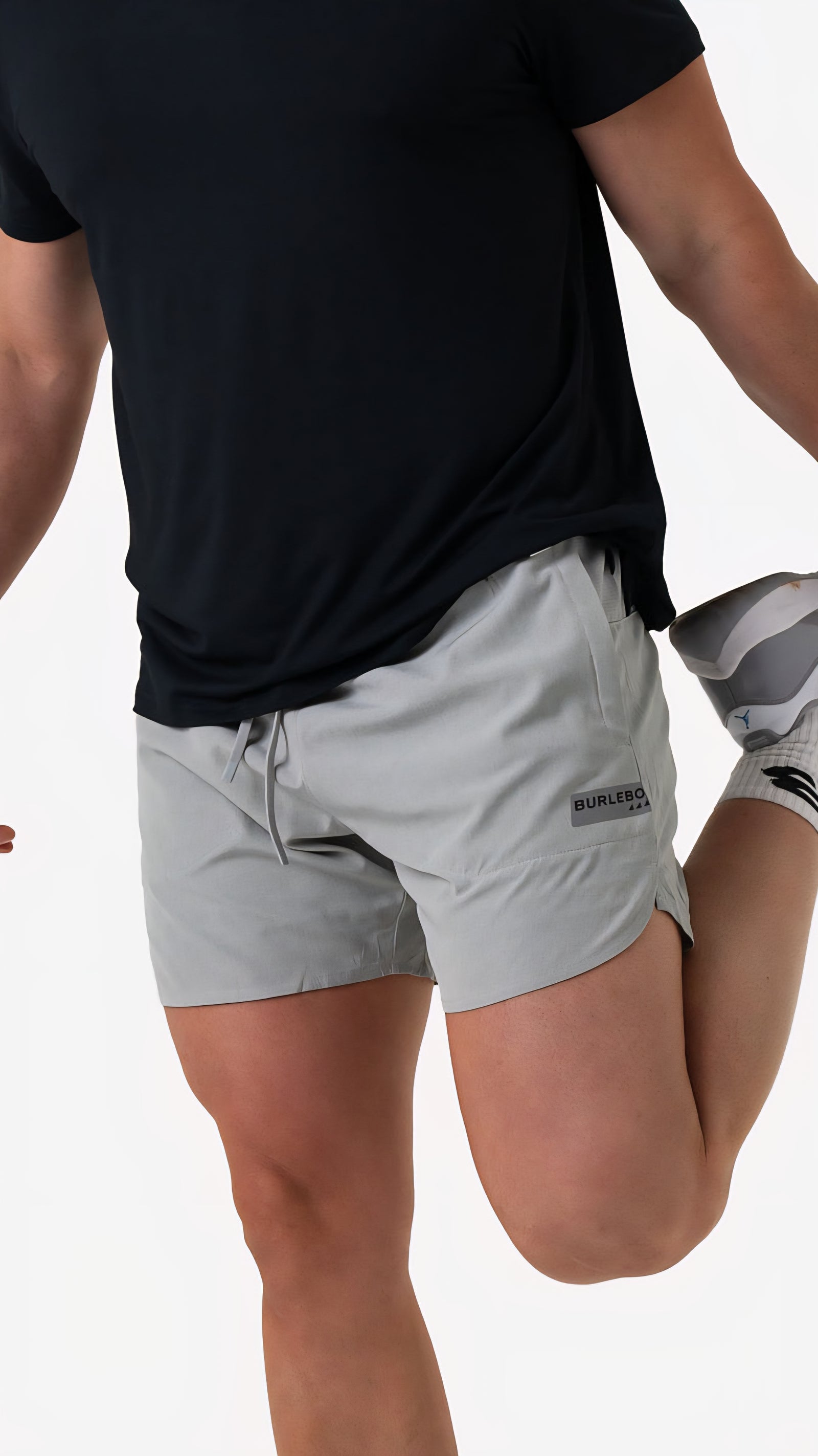 Burlebo Training Short Light Grey