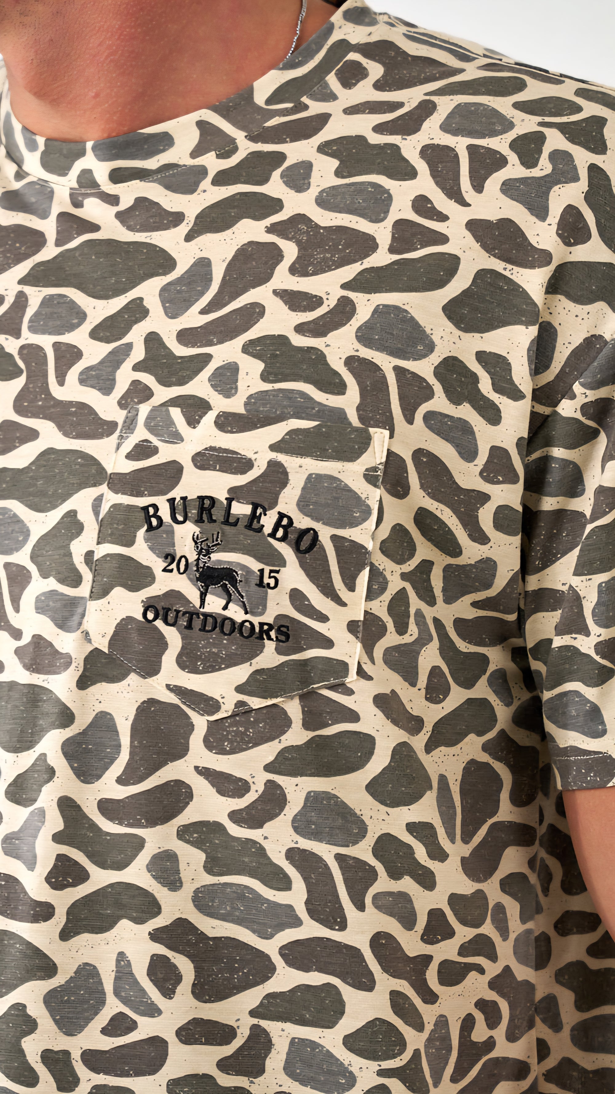 Burlebo Short Sleeve Classic Deer Camo 2015 Deer Pocket