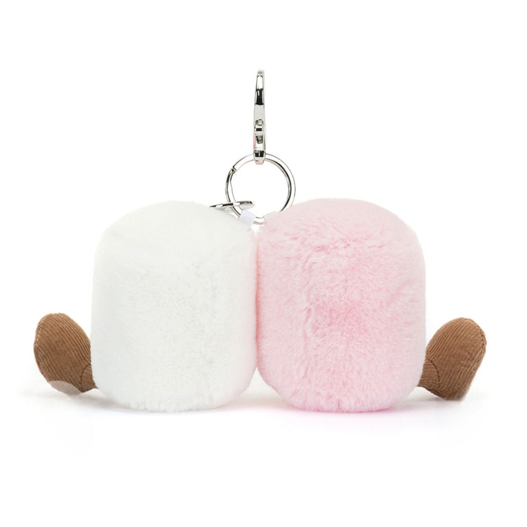 JellyCat Amuseables Pair of Marshmallows Bag Charm