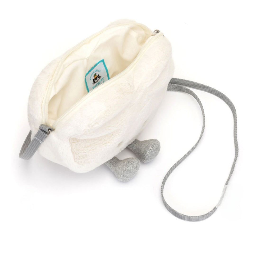 JellyCat Amuseables Cream Heart Bag