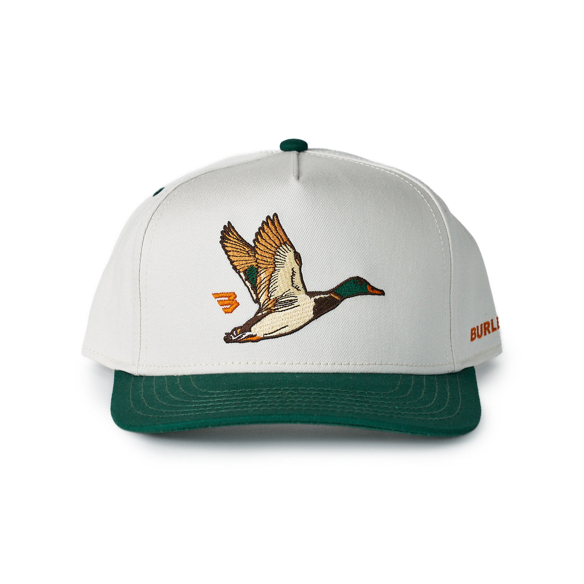 Burlebo Cap Flying Ducks Green &amp; Cream
