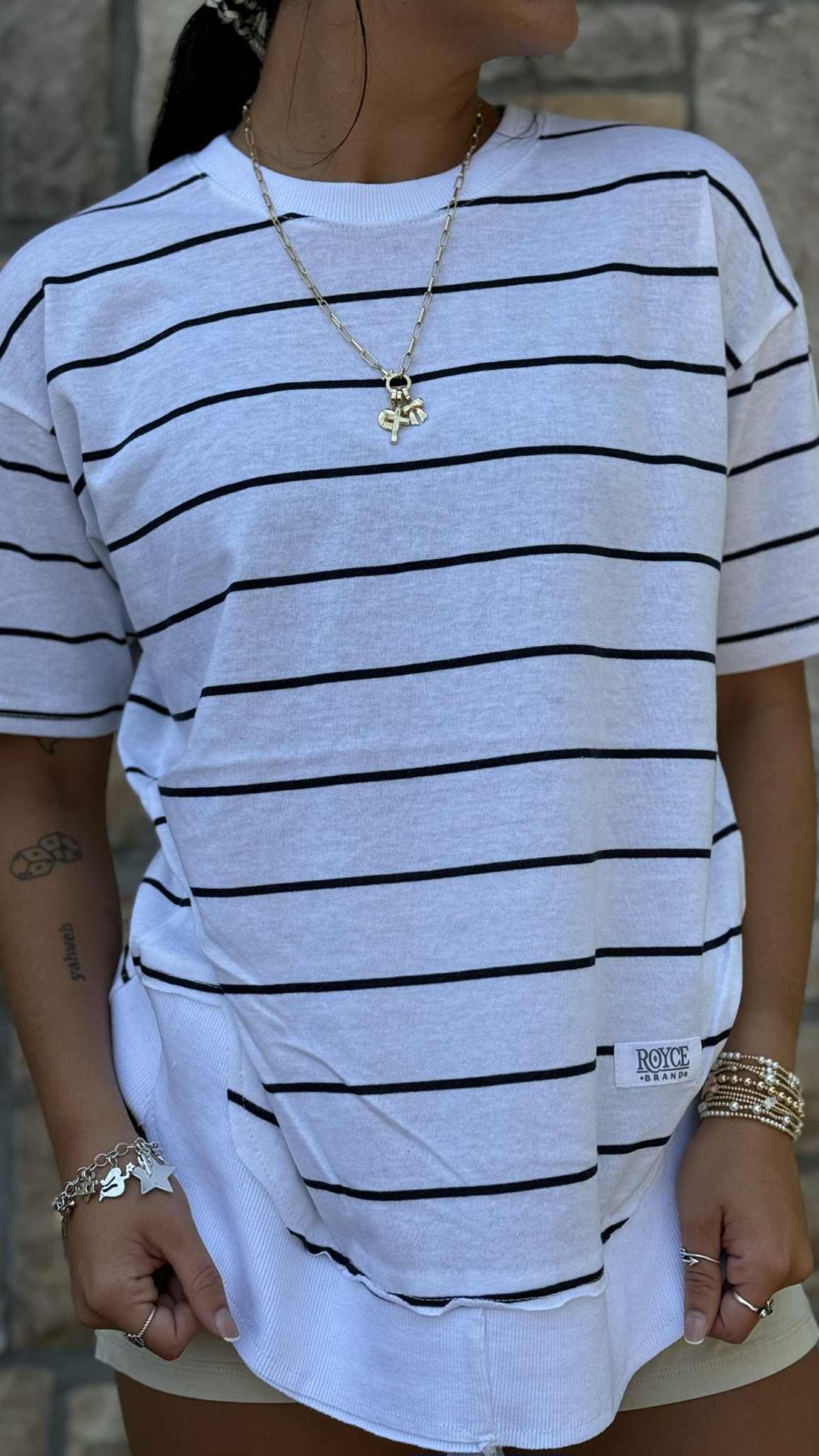 Royce Reef Pin-Striped Top