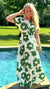 Short Sleeve Floral Tiered Maxi Dress in 3 Colors